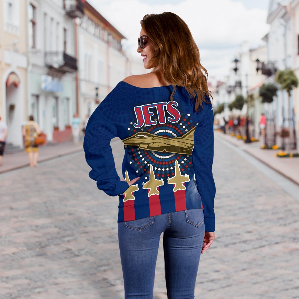 Newcastle Women Off Shoulder Sweater The Jets - Vibe Hoodie