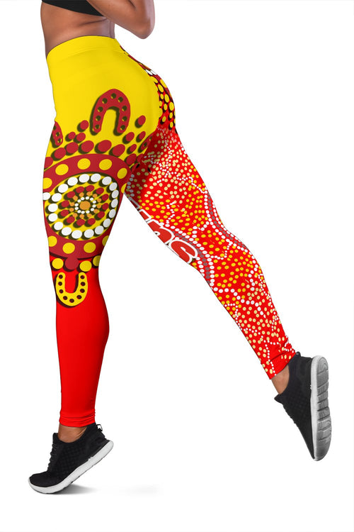 gold-coast-womens-leggings-sun-aboriginal