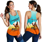 Racerback Tank - Australia Camel Top Tank Railway - Women - Vibe Hoodie