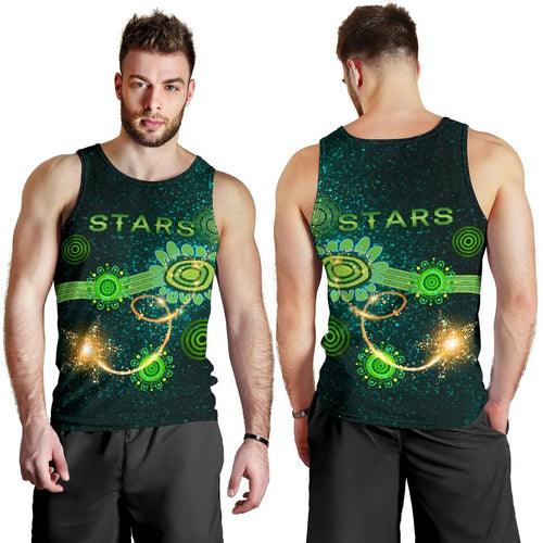 combo-men-tank-top-and-men-short-melbourne-galaxy-stars-indigenous