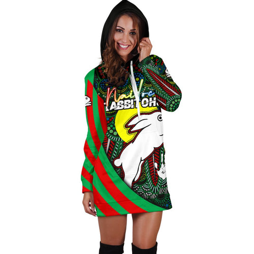 rabbitohs-naidoc-week-womens-hoodie-dress-indigenous-version-special