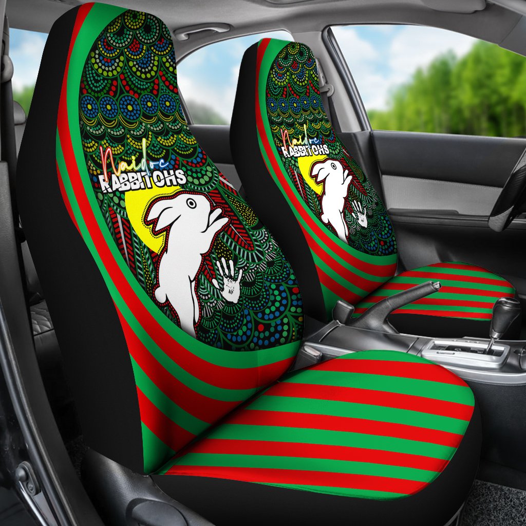 rabbitohs-naidoc-week-car-seat-covers-indigenous-version-special
