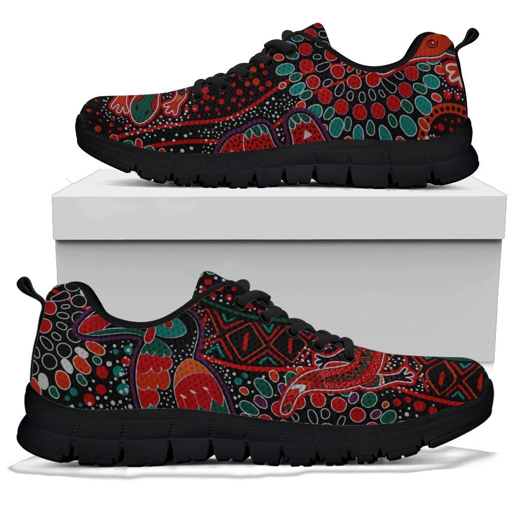 sneakers-aboriginal-animal-dot-acrylic-paint