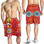shorts-mens-aboriginal-family-with-dot-painting-art