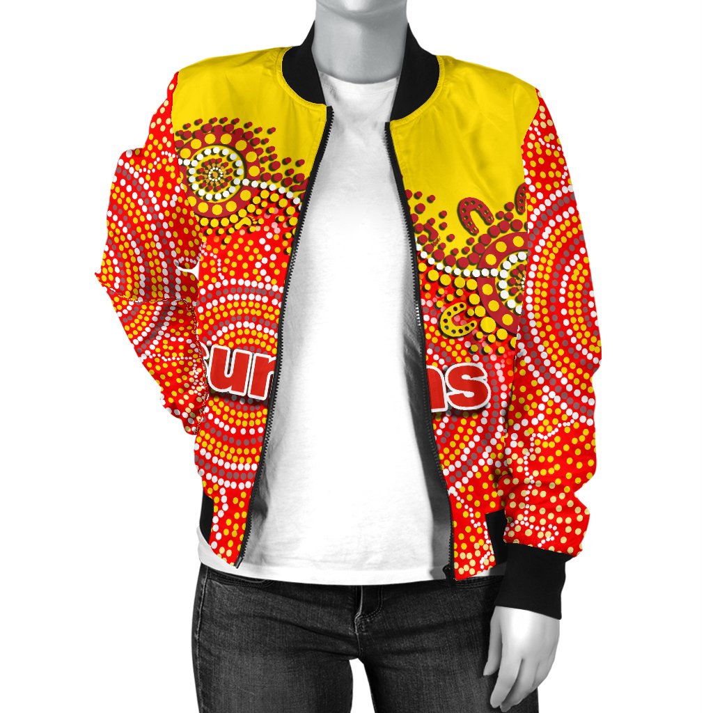 gold-coast-womens-bomber-jacket-sun-aboriginal