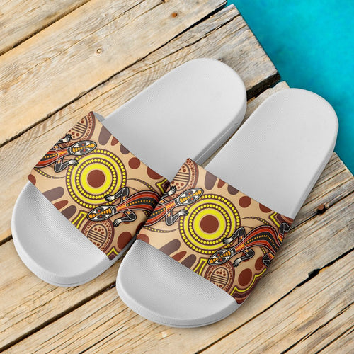 aboriginal-slide-sandals-indigenous-lizard-dot-painting-art-1