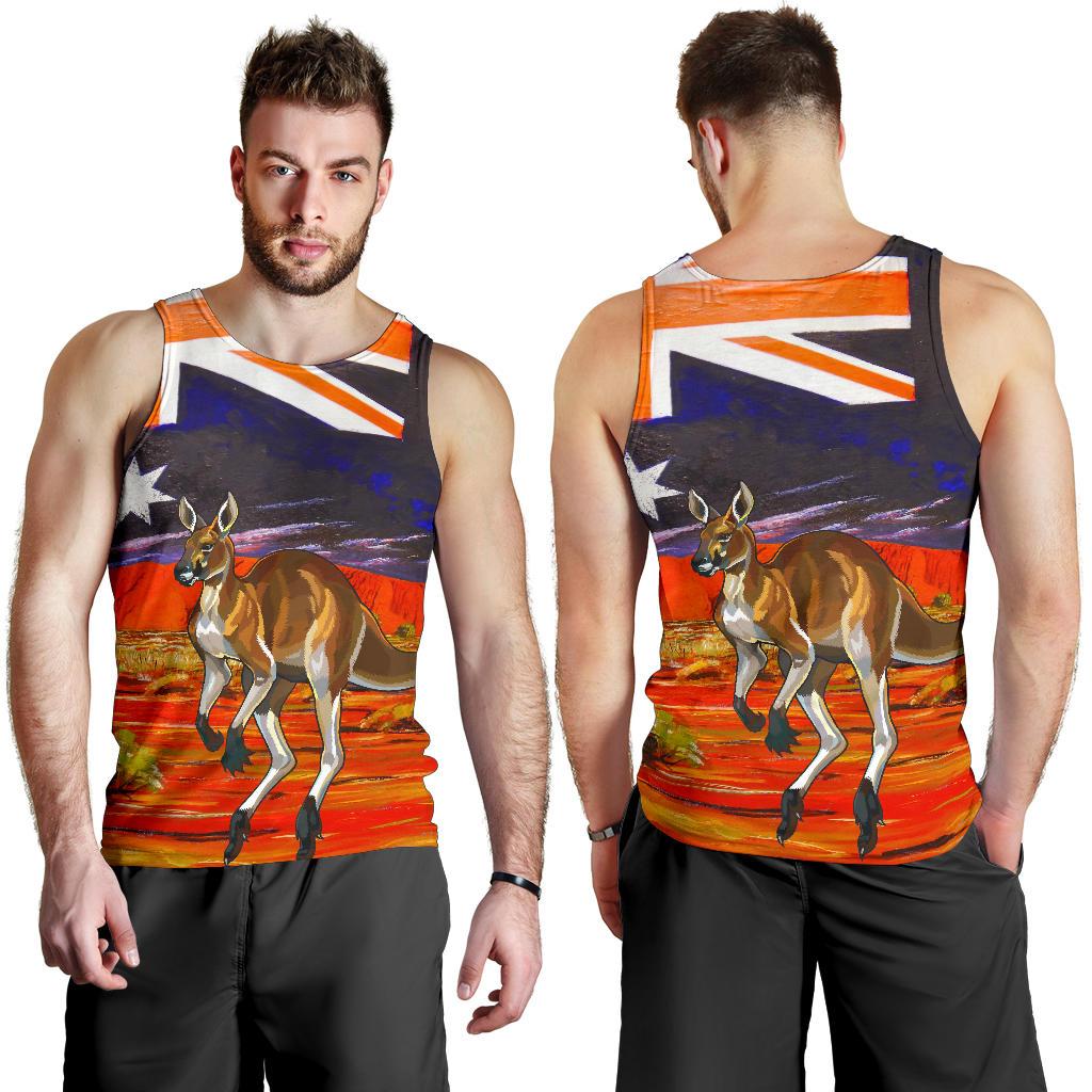 men-tank-top-kangaroo-mens-tank-aus-flag-uluru
