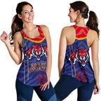 India Premier Women Racerback Tank Cricket Delhi Capitals Version DC - Vibe Hoodie