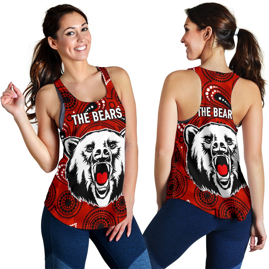 North Sydney Women's Racerback Tank The Bears Indigenous - Vibe Hoodie