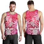aboriginal-mens-tank-top-sea-turtle-with-indigenous-patterns-pink