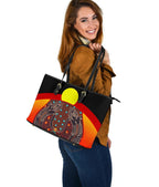 leather-tote-bag-aboriginal-sublimation-dot-pattern-style-red