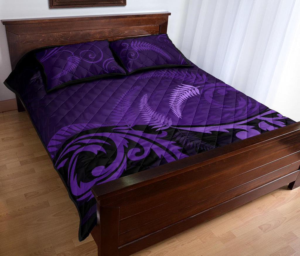quilt-bed-set-nz-silver-fern-purple-1