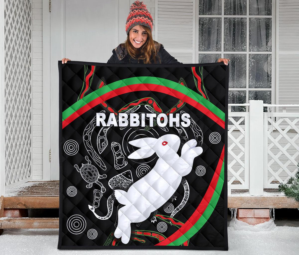 rabbitohs-premium-quilt-indigenous-mystery-vibes