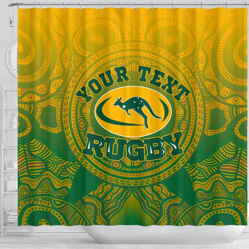 custom-aboriginal-shower-curtain-australia-rugby-and-coat-of-arms