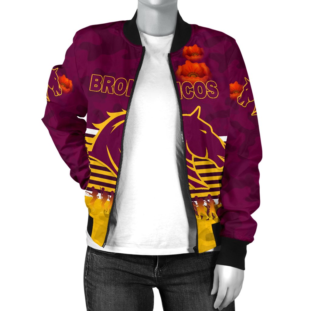 brisbane-broncos-womens-bomber-jacket-anzac-day-simple-style-maroon