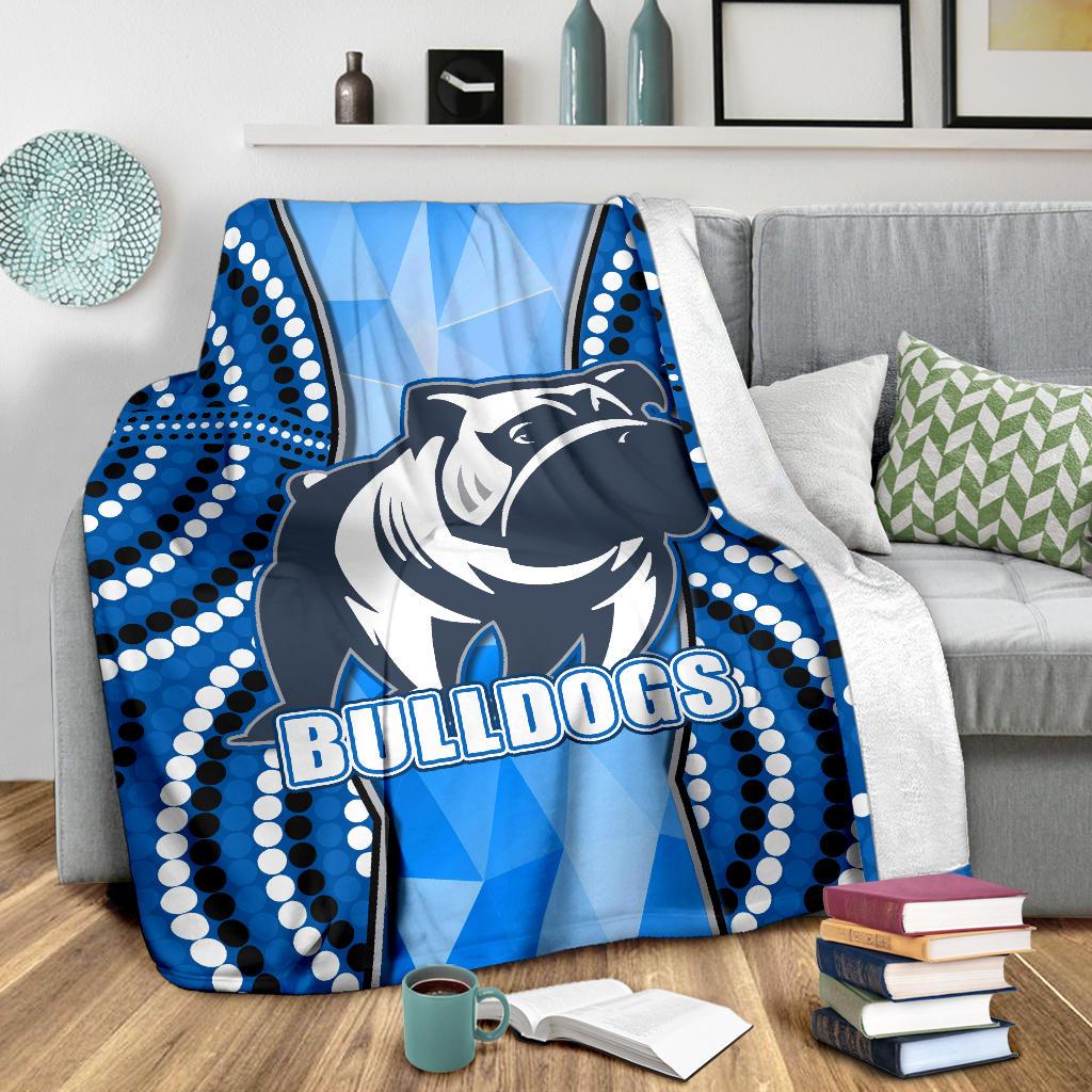 bulldogs-premium-blanket-indigenous-snappy