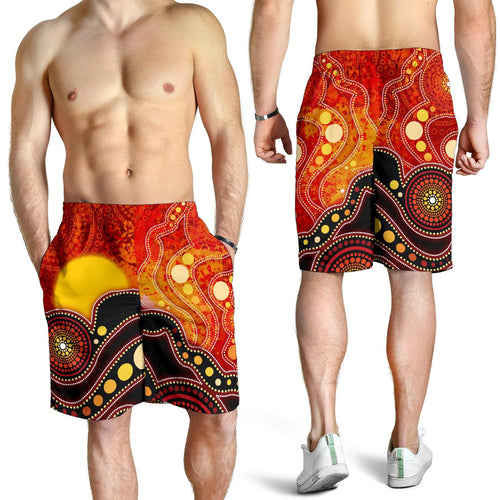 aboriginal-mens-shorts-aboriginal-lives-matter-flag-dot-painting-art