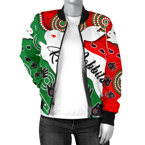 rabbitohs-forever-women-bomber-jacket-indigenous