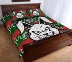 rabbitohs-indigenous-quilt-bed-set-rabbit-head