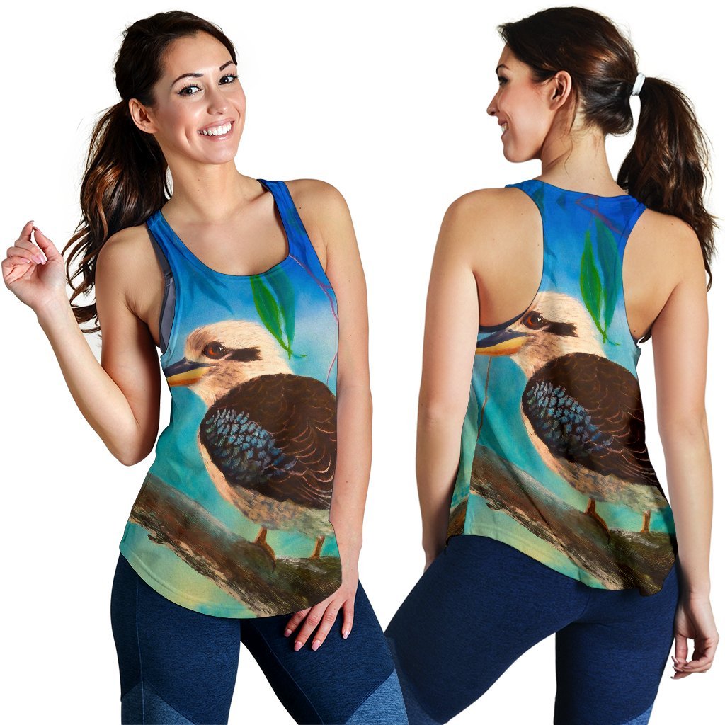Kookaburra women's Racerback Tank - Australia Kookaburra - Vibe Hoodie