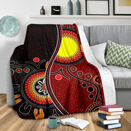 aboriginal-premium-blanket-australia-flag-dot-painting-art