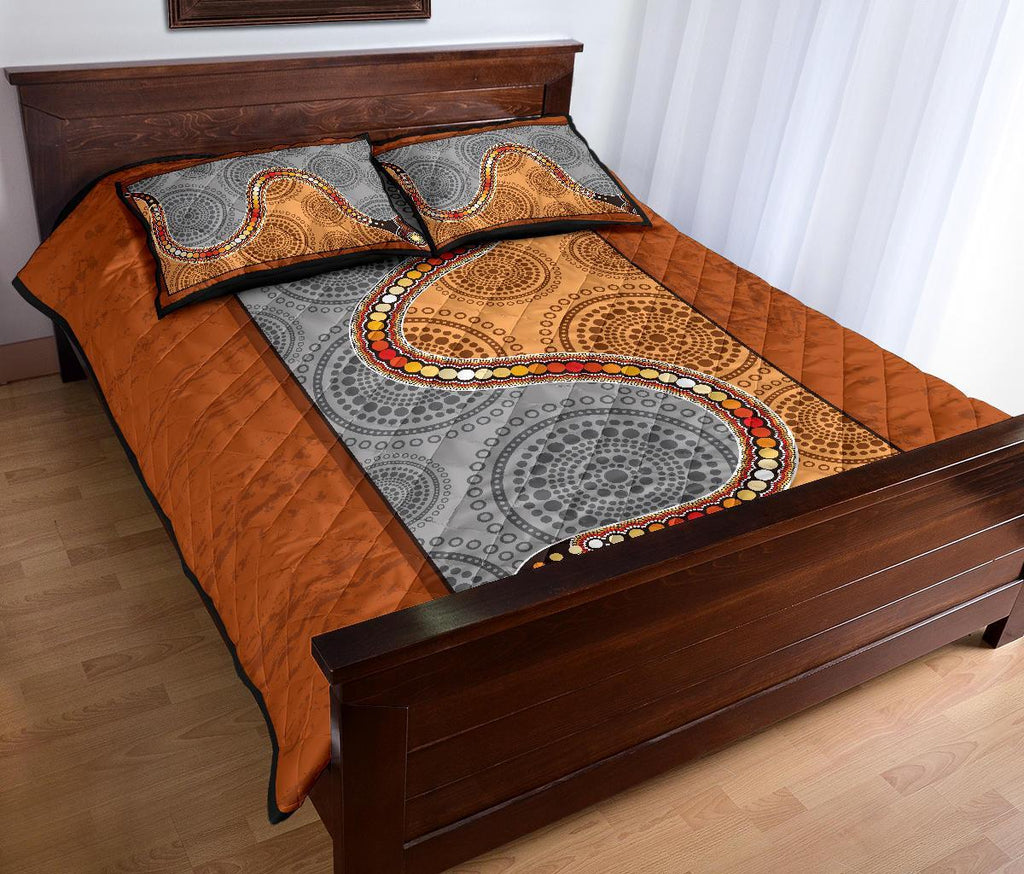 aboriginal-quilt-bed-set-indigenous-snake