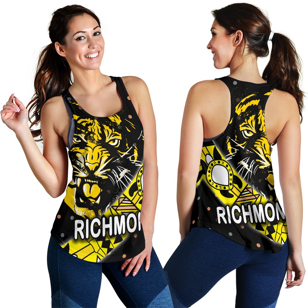 Richmond Women's Racerback Tank Tigers Dotted - Vibe Hoodie