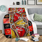 aboriginal-premium-blanket-kangaroo-dot-painting-patterns