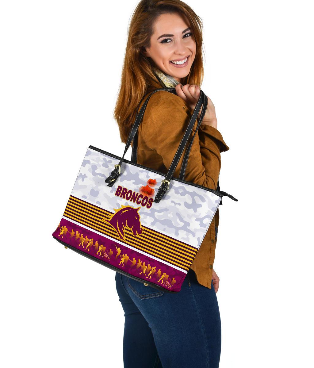 brisbane-broncos-large-leather-tote-anzac-day-simple-style-white