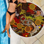 aboriginal-beach-blanket-kangaroo-and-lizard-dot-painting-art