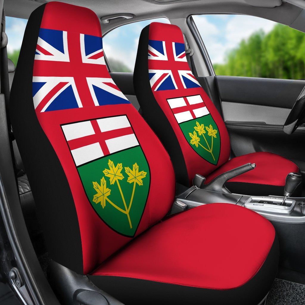 canada-ontario-flag-car-seat-covers