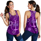 Fremantle Women's Racerback Tank Indigenous Freo Country Style - Vibe Hoodie
