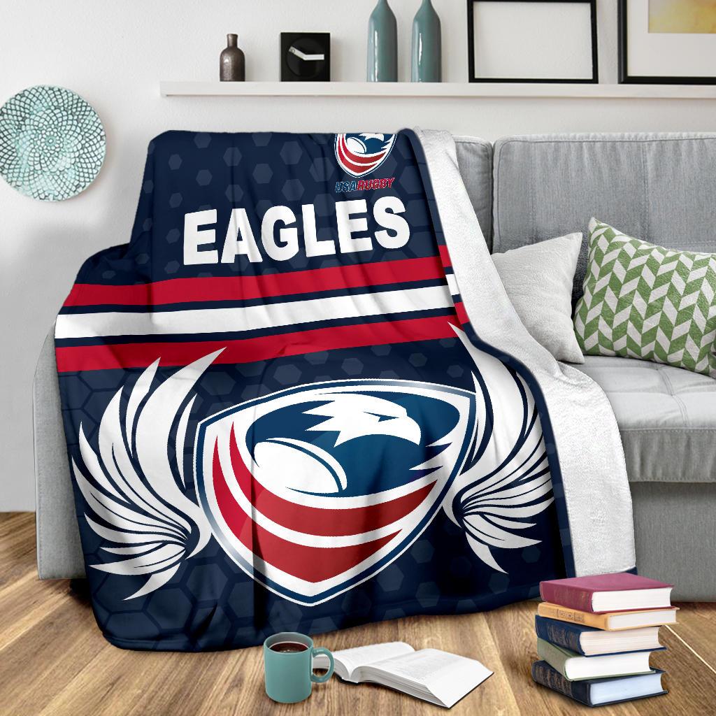 usa-rugby-premium-blanket-eagles-simple-style-full-navy