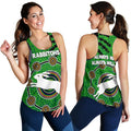 Naidoc Rabbitohs Women Racerback Tank Aboriginal Vibes No.1 - Vibe Hoodie