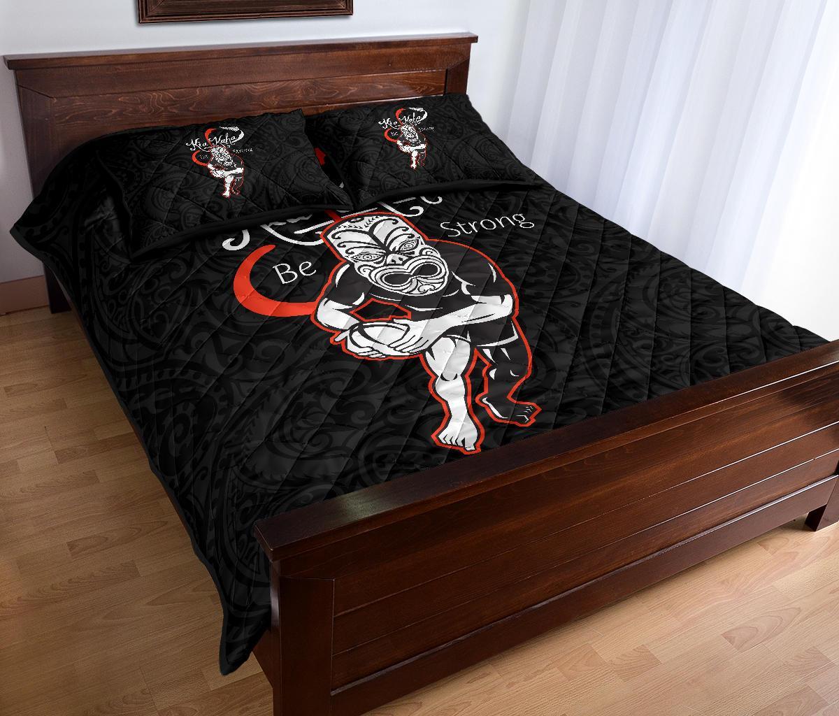 rugby-kia-kaha-be-strong-quilt-bed-set-black-version-2