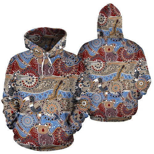 aboriginal-hoodie-koala-kangaroo-kookaburra-australian-animals