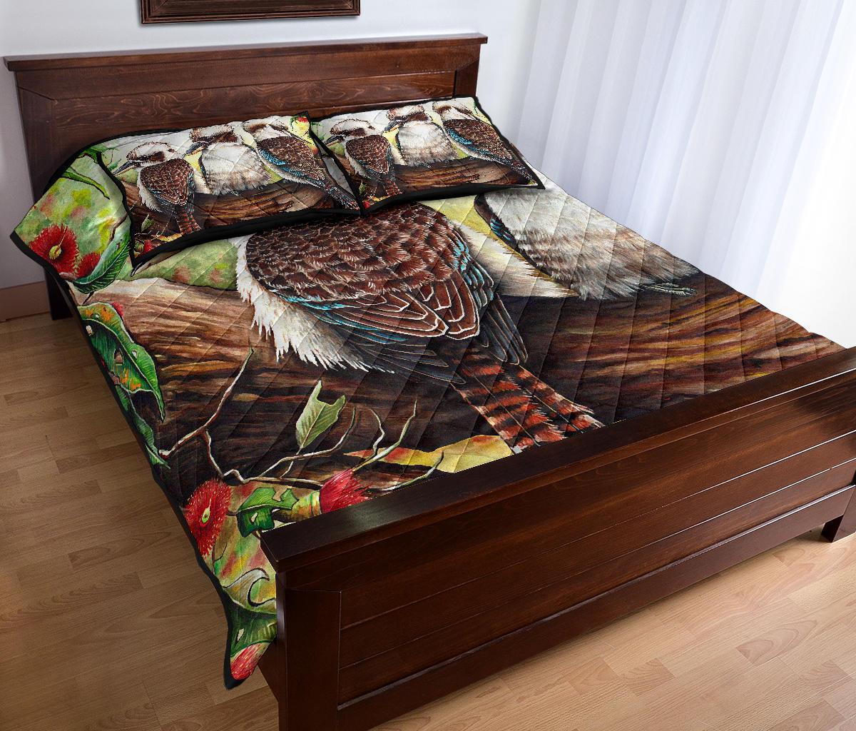 quilt-bed-set-kookaburra-with-waratah