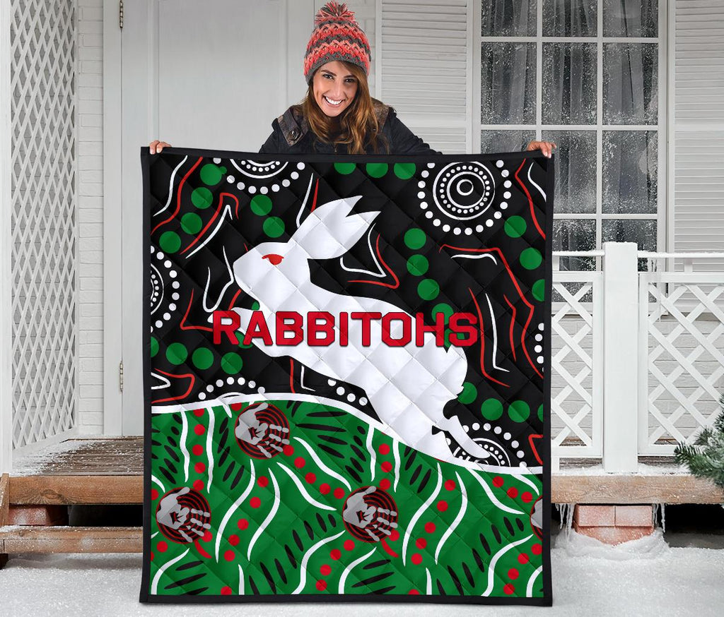 rabbitohs-premium-quilt-aboriginal
