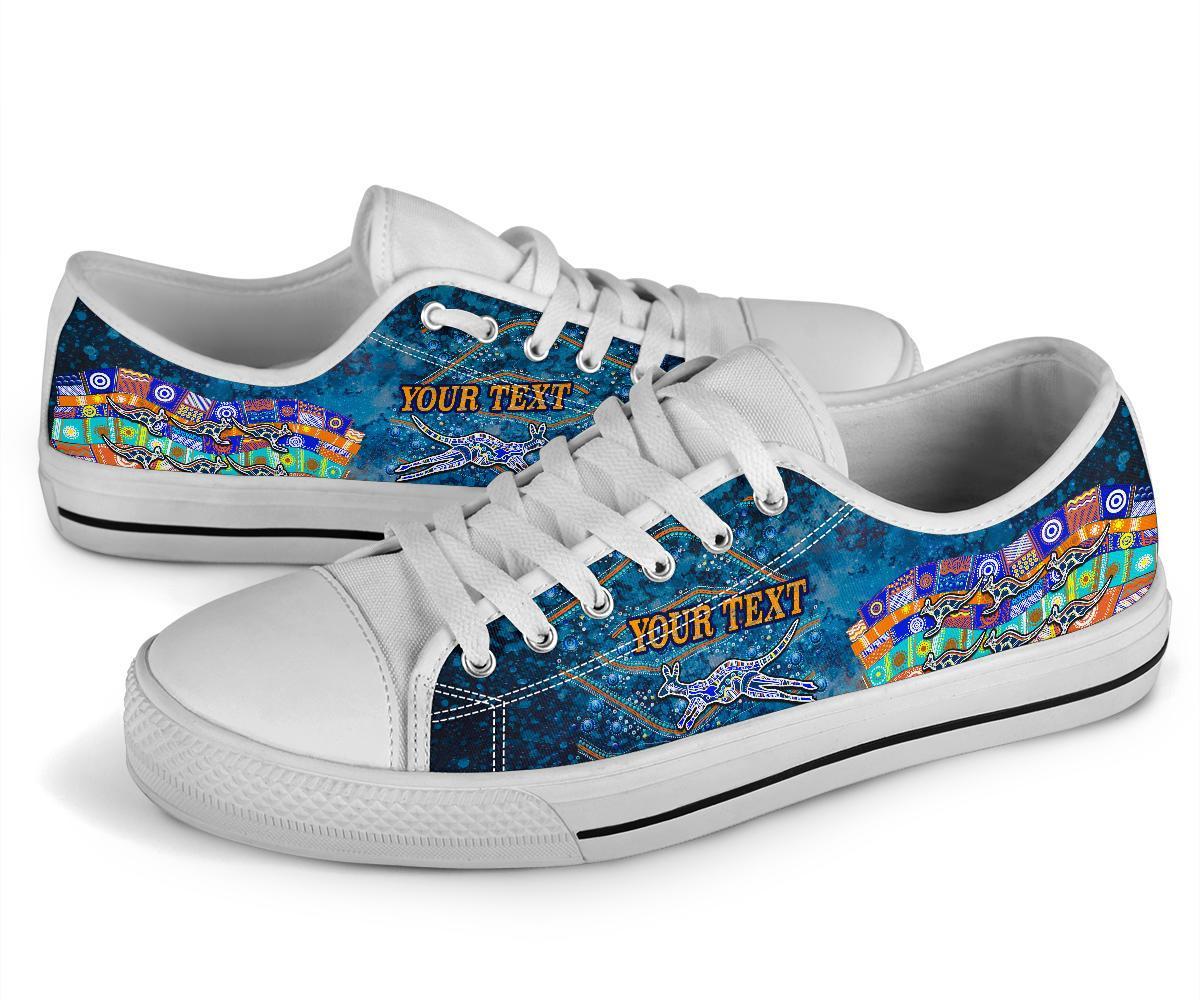 custom-text-low-top-shoes-kangaroo-dreaming