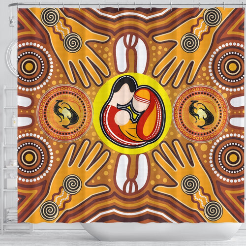shower-curtains-aboriginal-family-with-dot-painting-art