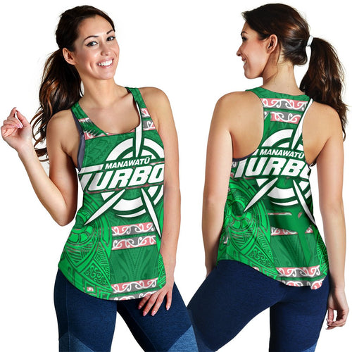 Manawatu Turbos Women Racerback Tank Maori Vibes - Vibe Hoodie