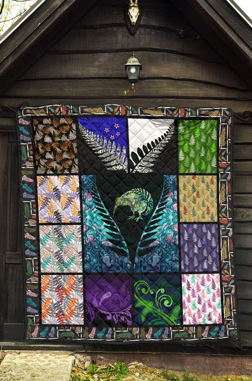 new-zealand-silver-fern-quilt-colorful