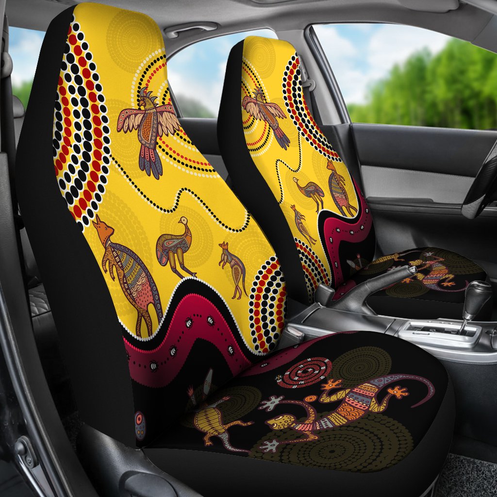 aboriginal-car-seat-covers-indigenous-animals-life-art