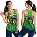 Canberra Raiders Women Racerback Tank Indigenous Country Style - Vibe Hoodie