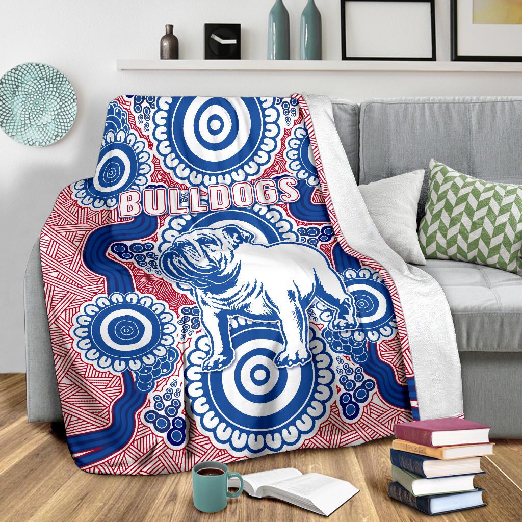 western-premium-blanket-bulldogs-simple-indigenous