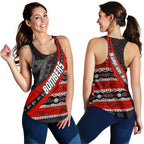 Naidoc Essendon Women Racerback Tank Aboriginal Bombers - Vibe Hoodie