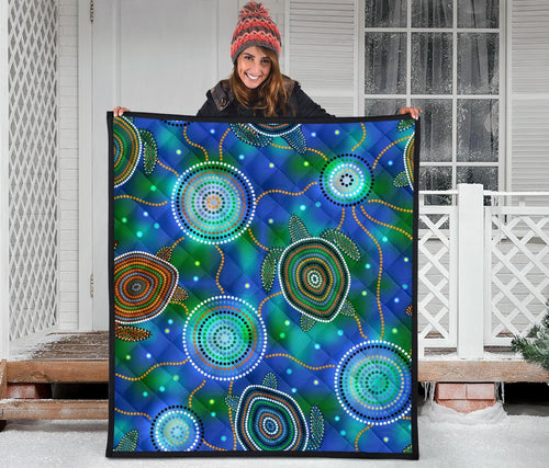 aboriginal-premium-quilt-indigenous-turtle-dreaming