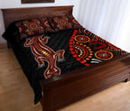 aboriginal-quilt-bed-set-aboriginal-lizard-with-dot-painting-pattern