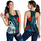 Sharks Women's Racerback Tank Cronulla Anzac Day - Vibe Hoodie