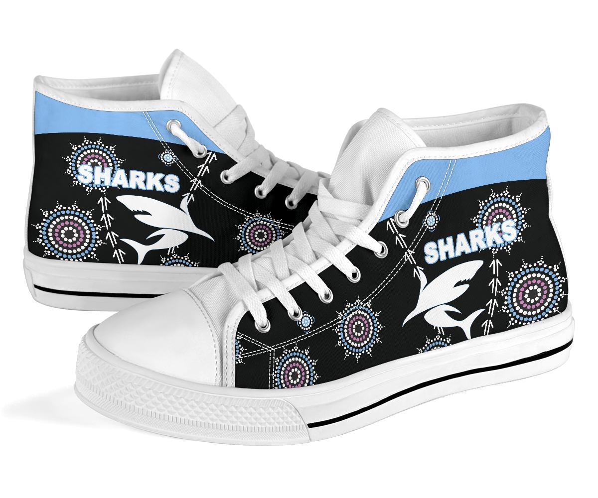 cronulla-high-top-shoe-sharks-simple-indigenous-black